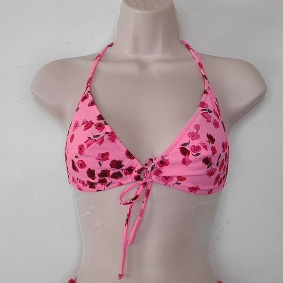 Floral Print Halter Bikini - Picture 2 of 11